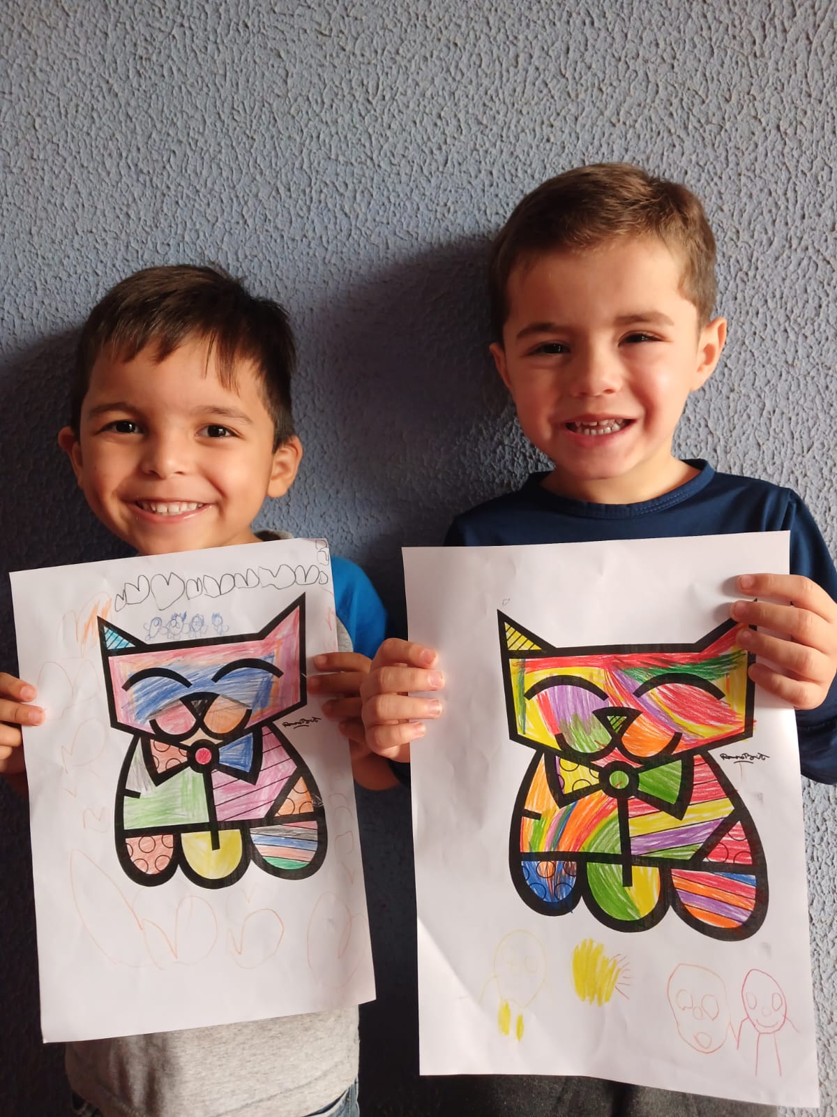 Trabalhando o artista Romero Britto Centro de Educao Infantil Passionista Joo Paulo II