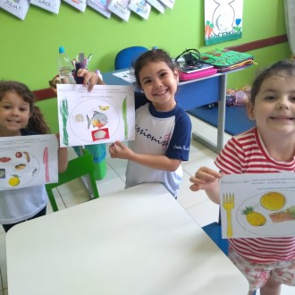 Conscientizao da alimentao saudvel  - Centro de Educao Infantil Passionista Joo Paulo II