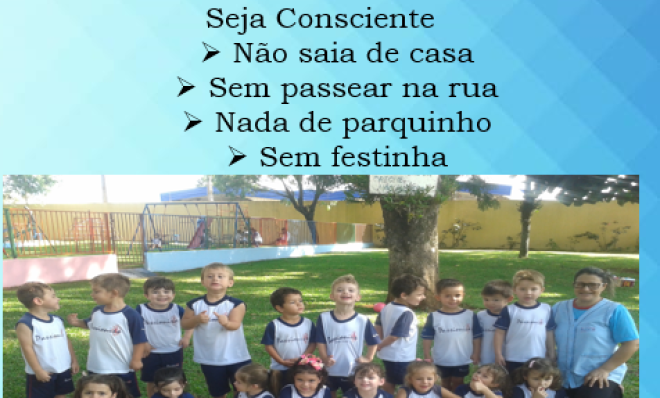 Orientações sobre Corona Vírus   - Centro de Educação Infantil Passionista João Paulo II